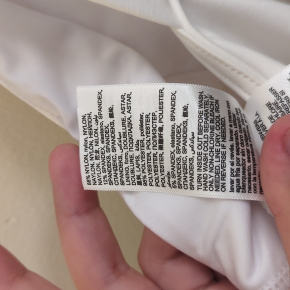 NWT Bebe White Cropped Halter Top - Picture 10 of 13